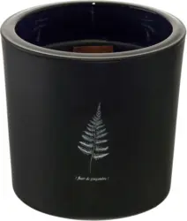 Kerze im Glas Candle in Schwarz