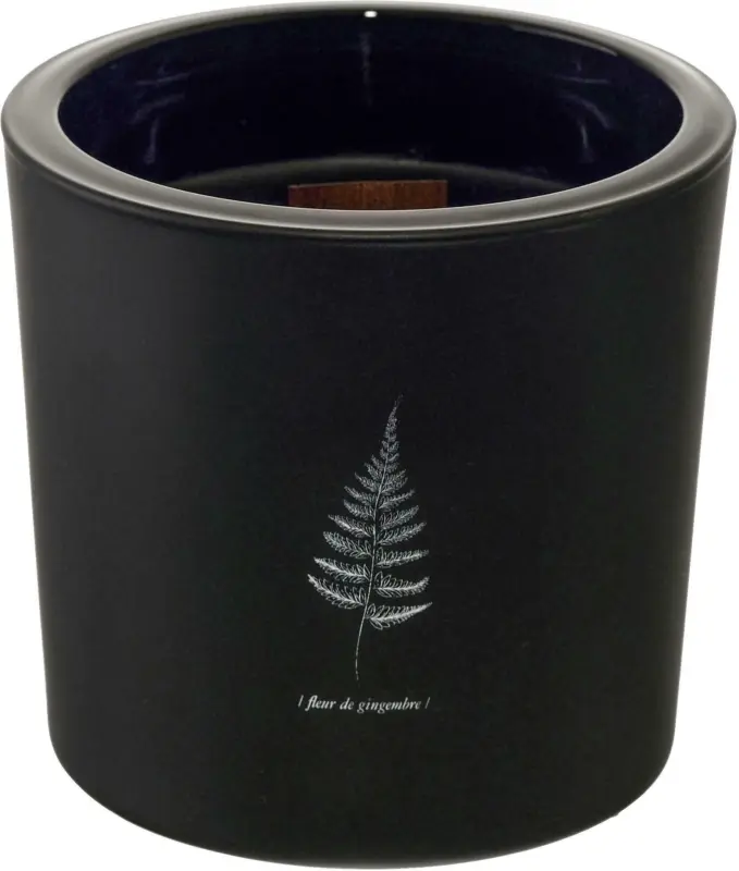 Kerze im Glas Candle in Schwarz