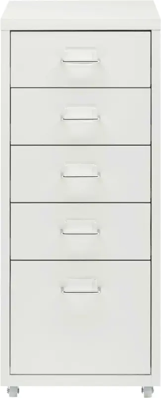 Rollcontainer in Weiß inkl. Rollen