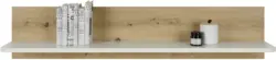 Wandboard in Weiß/Eichefarben