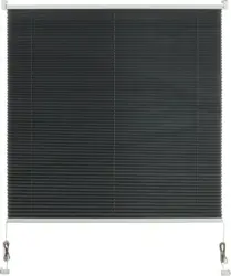 Plissee Light in Grau ca. 90x210cm