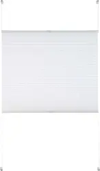 Plissee Free in Weiß ca. 100x130cm