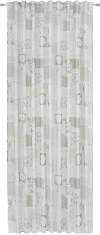 Fertigvorhang Patchwork ca. 140x245cm