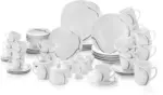 mömax Kombiservice Mona aus Porzellan, 62-teilig