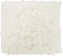 Zierkissen Fluffy in Weiß ca. 45x45cm