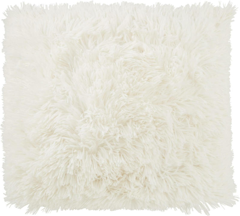 Zierkissen Fluffy in Weiss ca. 45x45cm