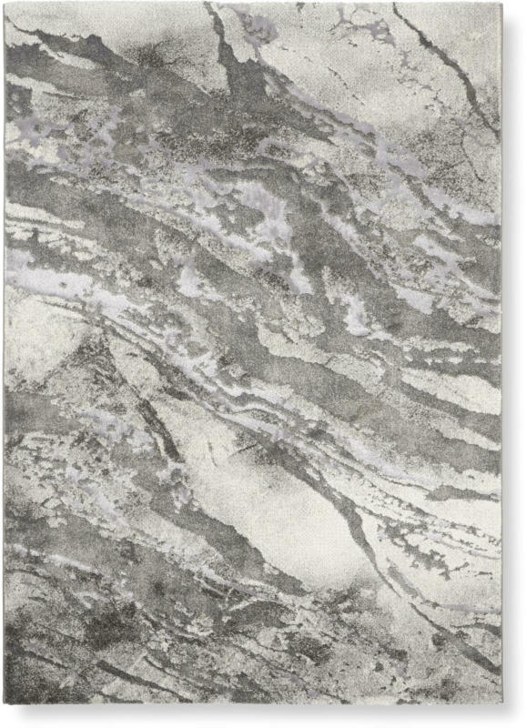 Webteppich Marmor in Grau ca. 160x230cm