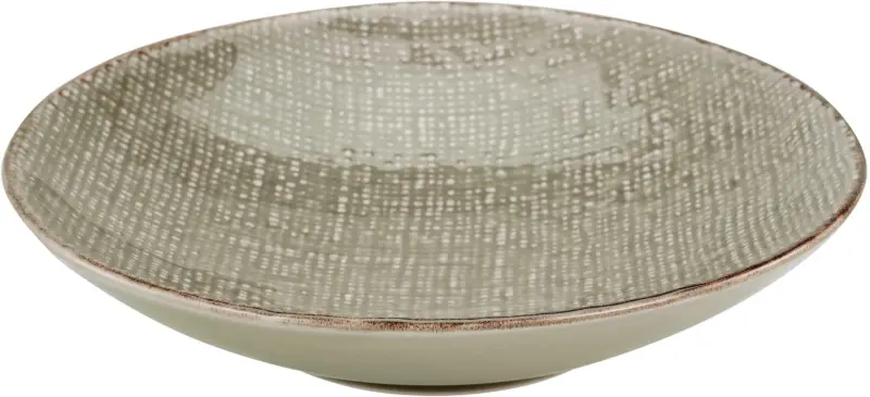 Suppenteller Canvas in Taupe Ø ca. 22cm