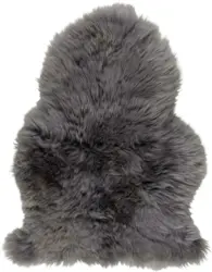 Schaffell Emma in Hellgrau ca. 60x45cm