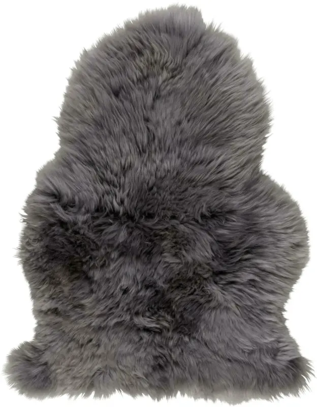 Schaffell Emma in Hellgrau ca. 60x45cm