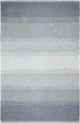 Fleckerteppich Malta in Grau ca. 100x150cm