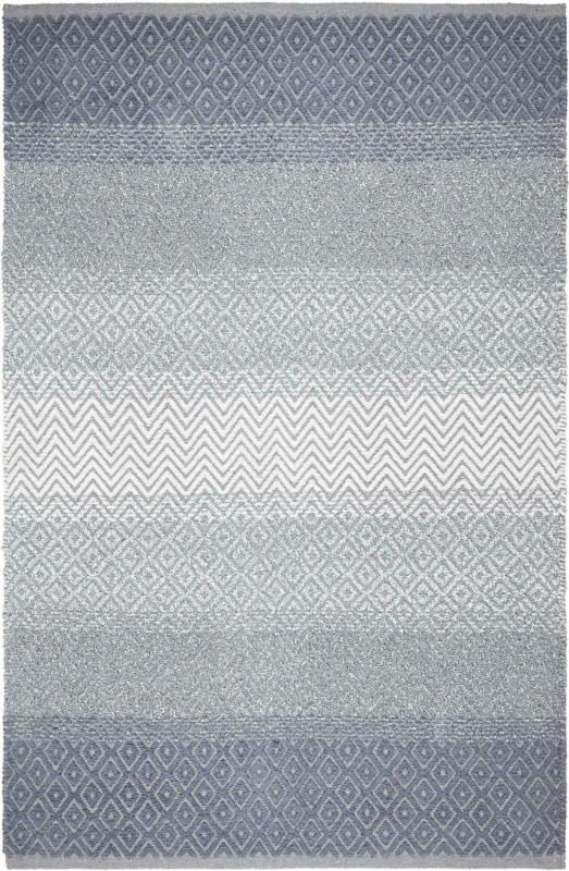 Fleckerteppich Malta in Grau ca. 100x150cm