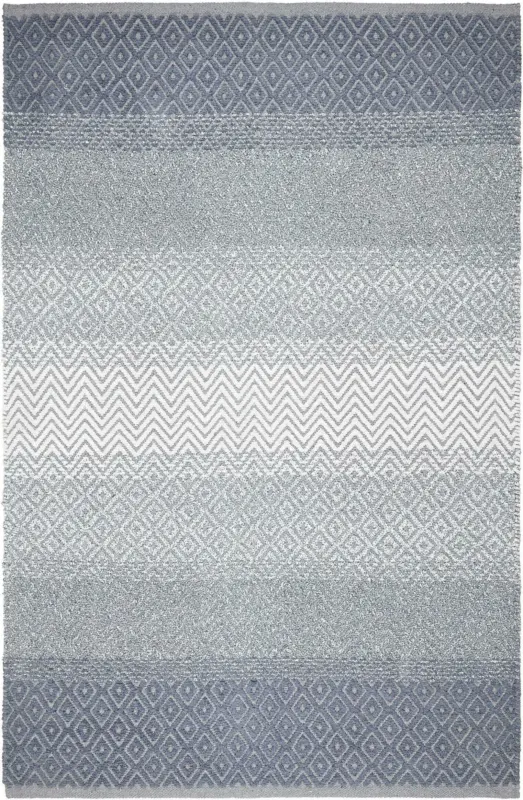 Fleckerteppich Malta in Grau ca. 100x150cm