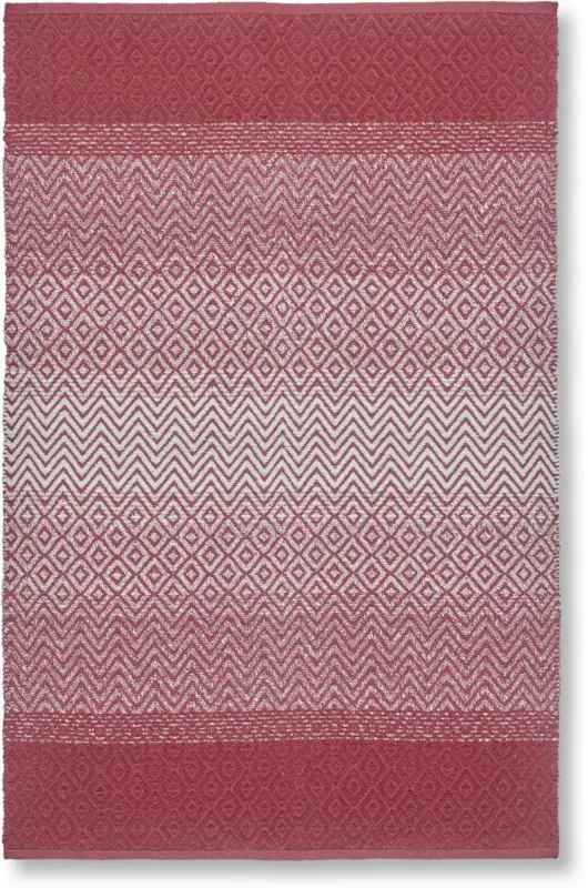 Fleckerlteppich Malta in Rot ca. 100x150cm