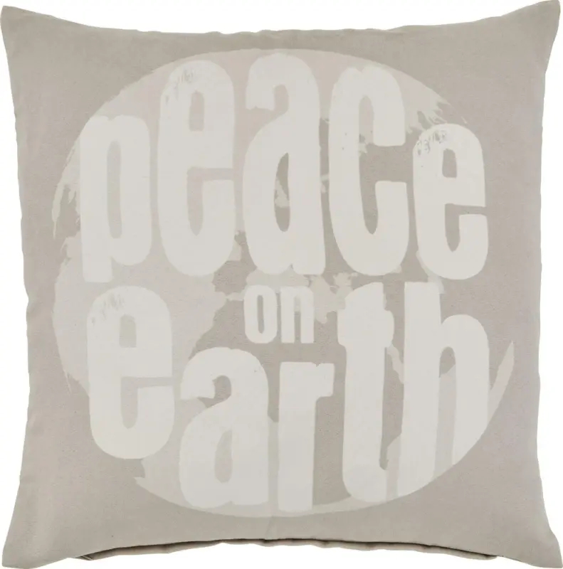 Zierkissen Peace in Beige ca. 45x45cm