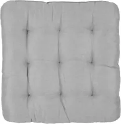 Sitzkissen Nizza in Grau ca. 40x40cm