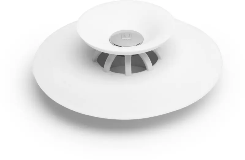 Abflusssieb Easy aus Silikon in Weiß