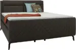 mömax Boxspringbett in Dunkelgrau ca. 180x200cm