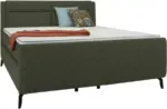 m&ouml;max Boxspringbett in Gr&uuml;n ca. 180x200cm