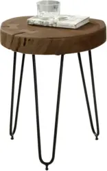 Beistelltisch 'Bagli' Ø ca. 30 cm, aus Sheesham