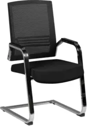 Besucherstuhl 'SPM1.321' , schwarz