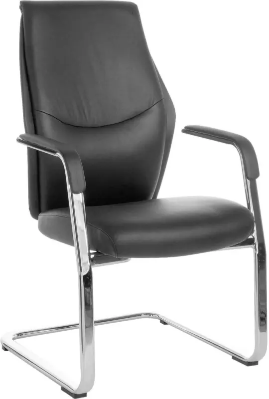 Besucherstuhl 'SPM1.143' , schwarz