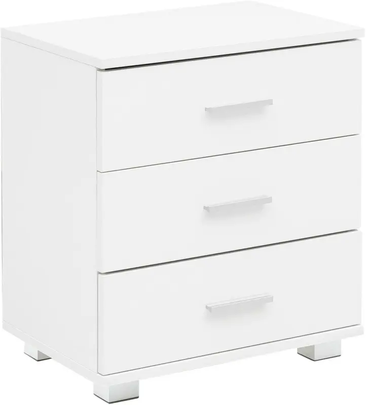 Nachtkästchen 'WL5.865' , weiss