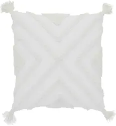 Zierkissen Nouria in Weiß ca. 50x50cm