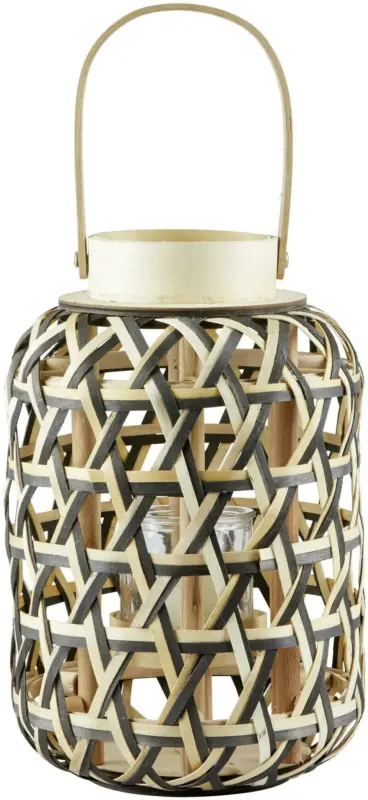 Laterne Pentagon aus Kiefer massiv