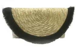Handtasche Tassels aus Stroh