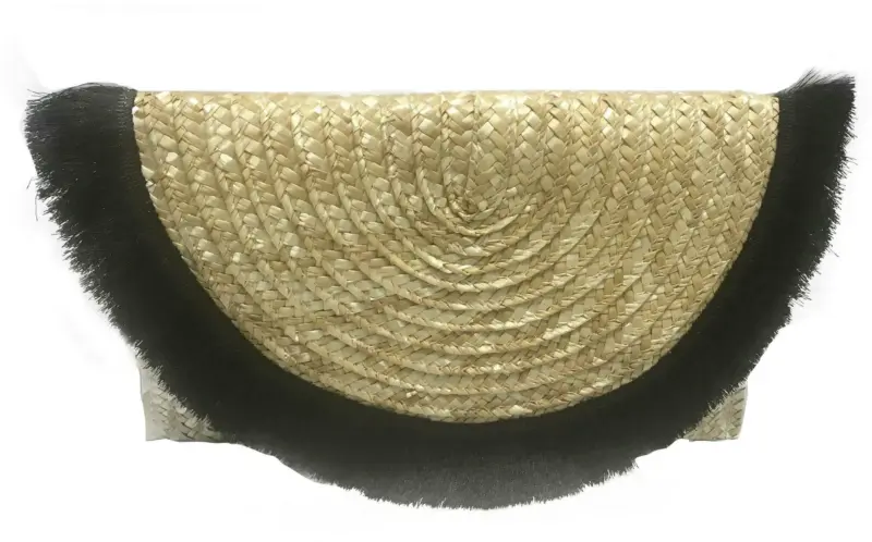 Handtasche Tassels aus Stroh