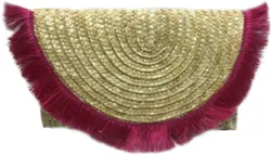 Handtasche Tassels aus Stroh