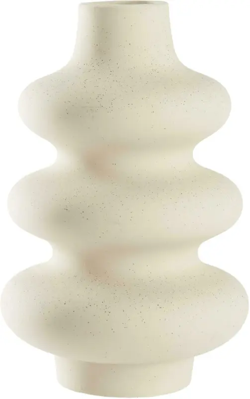 Vase Creme in Beige Ø ca. 16cm