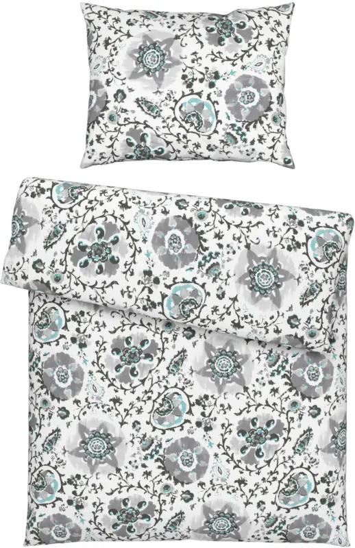 Bettwäsche Aisha in Grau ca. 140x2500cm