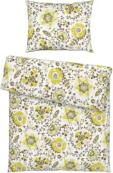 Bettwäsche Aisha in Gelb ca. 140x200cm