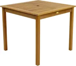 Gartentisch 'Montana' aus Eukalyptus, hellbraun