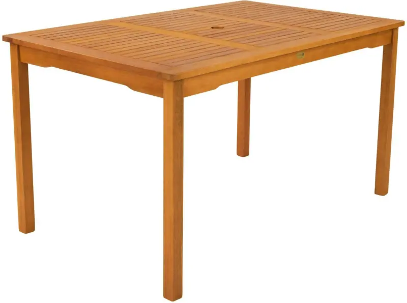 Gartentisch 'Montana' aus Eukalyptus, hellbraun