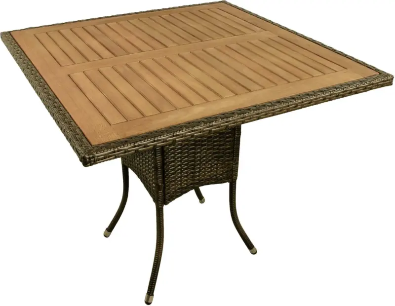 Gartentisch 'Valencia' aus Eukalyptus, braun