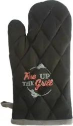 Kochhandschuh BBQ in Schwarz