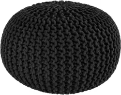 Sitzkissen Aline in Schwarz ca. 50x30cm