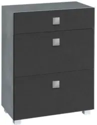 Unterschrank 'Quadra' , dunkelgrau