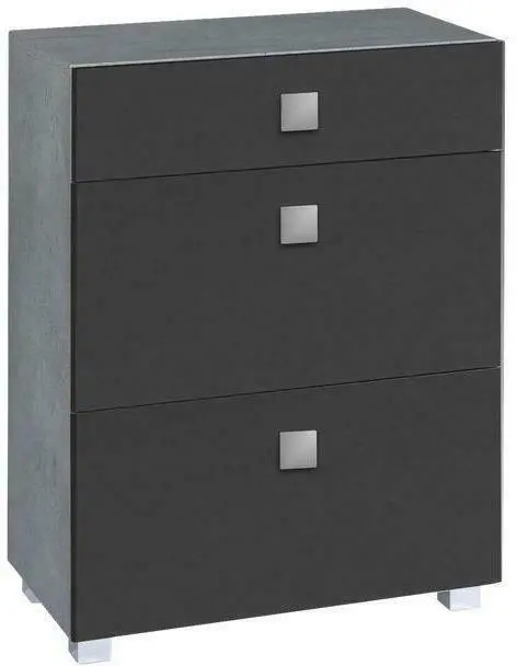 Unterschrank 'Quadra' , dunkelgrau