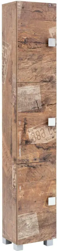 Hochschrank 'Edia' , braun