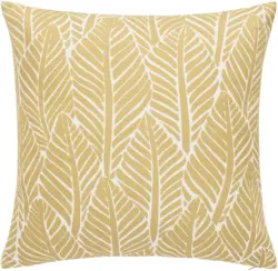 Zierkissen Luisa in Gelb ca. 45x45cm