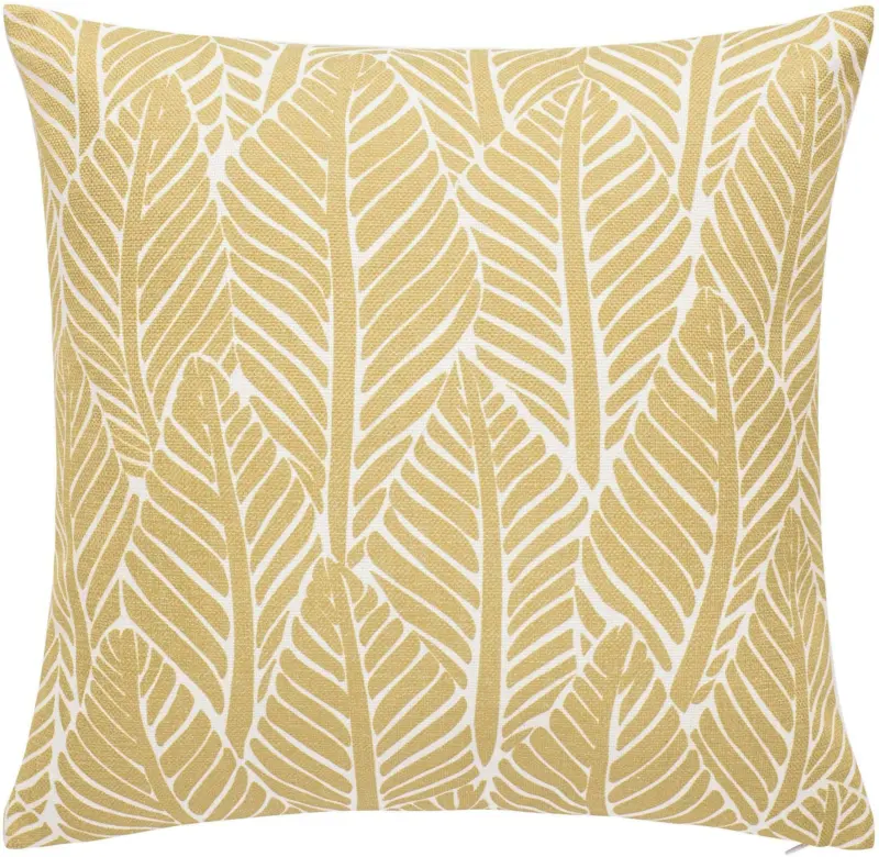 Zierkissen Luisa in Gelb ca. 45x45cm