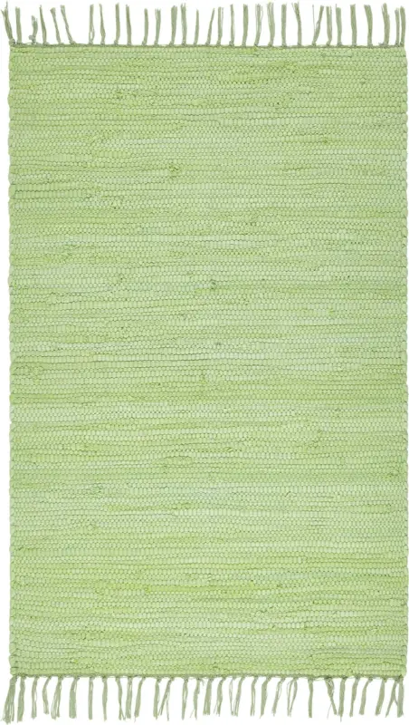 Fleckerlteppich Julia in Hellgrün ca. 60x90cm