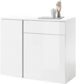 mömax Kommode in Weiß 'Padua Light'