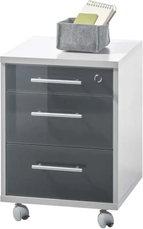 Rollcontainer in Graphitfarben 'Office Lux'