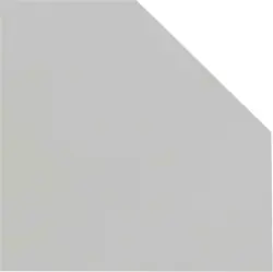 Eckverbindungsplatte hellgrau