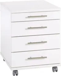 Rollcontainer 'Serie 500' , weiß